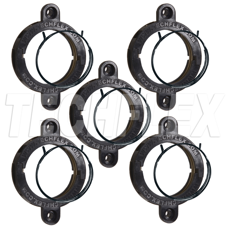 Flexo® Mounting System Kit for 5 Flanges - Black
