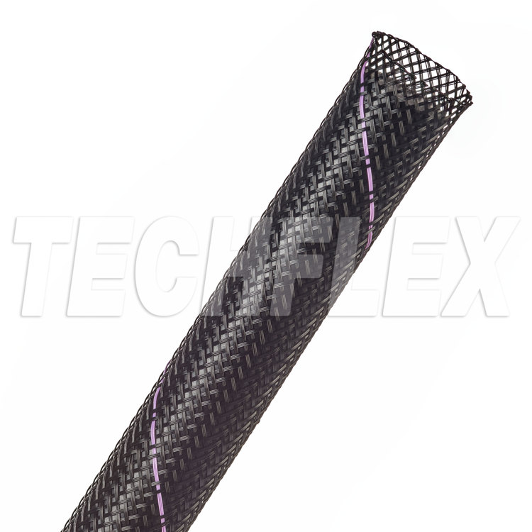 Flexo® PET - 5/8" - Uptown Purple (Black w/ Purple Tracer)