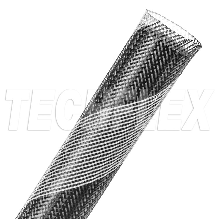Flexo® PET - 1" - Black/White Stripe