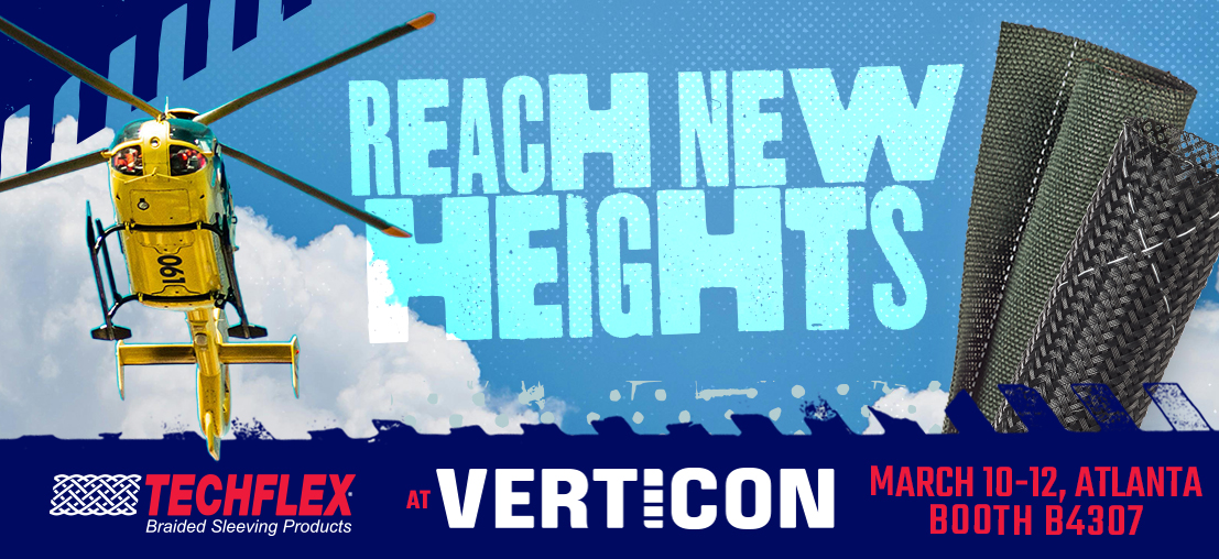 Techflex at Verticon, March 10-12 | Atlanta
