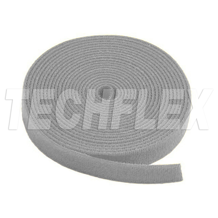 Velcro® Brand One-Wrap® Tape - 25 yd Roll - 3/8" - Gray