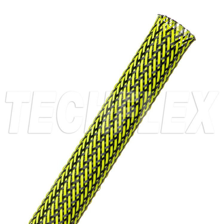 Flexo® PET - 1/2" - Black/Highlighter Yellow