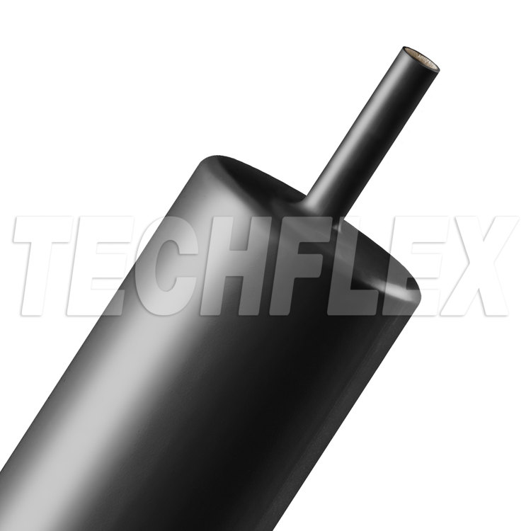 Shrinkflex 6:1 Dual Wall Adhesive - 3 1/2" - 4ft Stick - Black