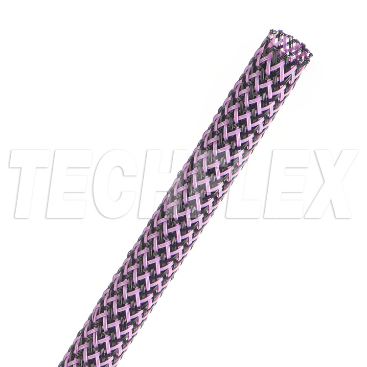 Flexo® PET Tight Weave™ - 5/16" - Black/Purple