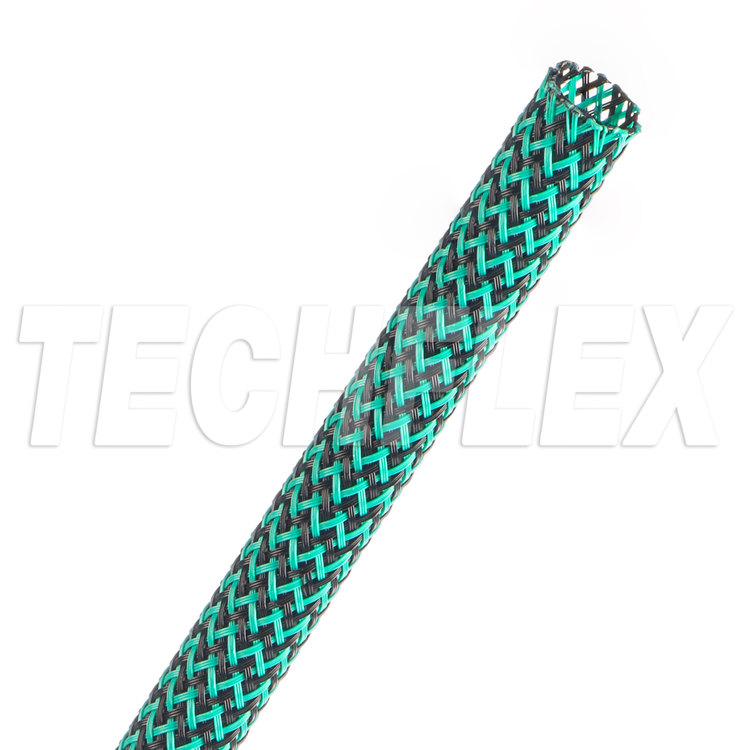 Flexo® PET Tight Weave™ - 5/16" - Black/Sea Foam