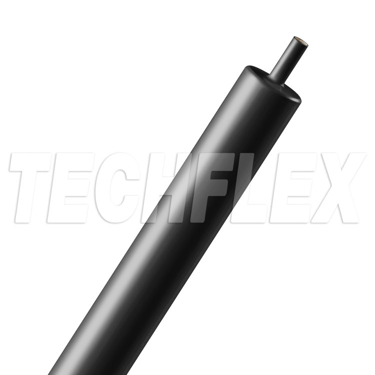 Shrinkflex® 4:1 Dual Wall Adhesive Heatshrink Tubing - 1/2" - 4ft Stick - Black