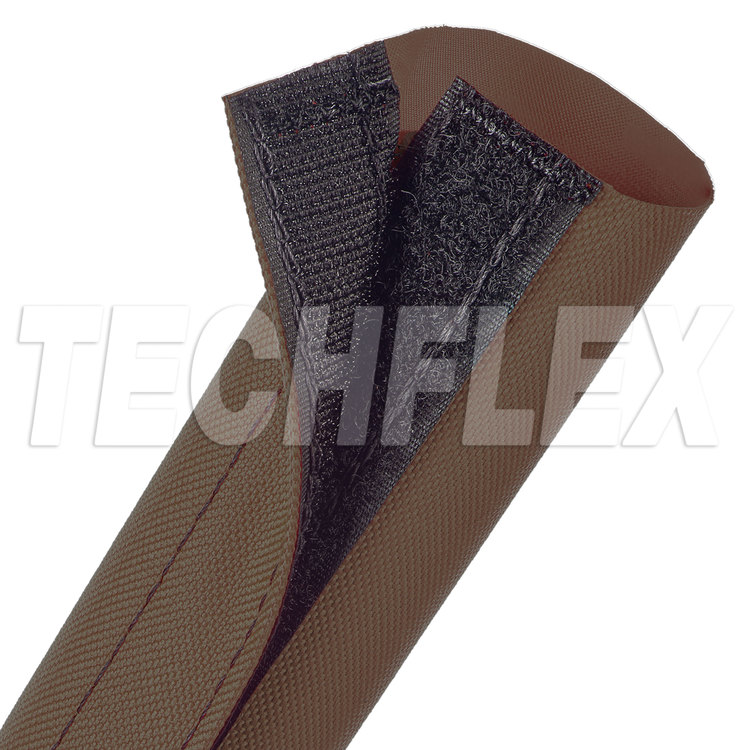 VersaWraptor® - 1 1/2" - Polyester Wrappable Wire Protection - Brown
