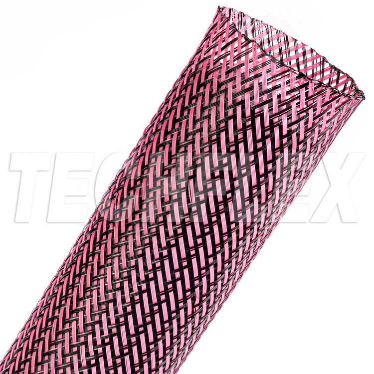 Flexo® PET - 1 1/2" - Black/Clear/Neon Pink