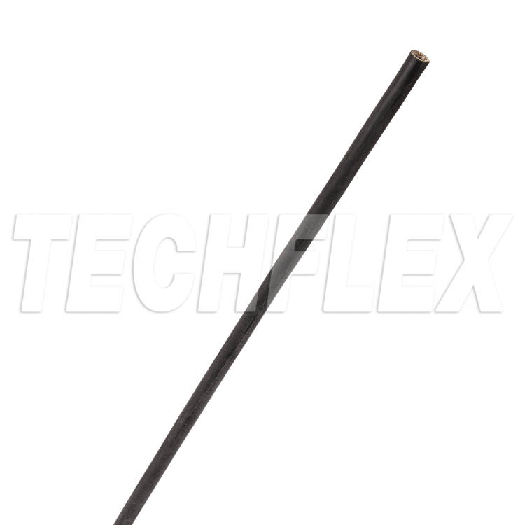 Silicone Flex Glass® - Grade C - Coated Fiberglass Sleeving - (6.68mm) 2 AWG - Black
