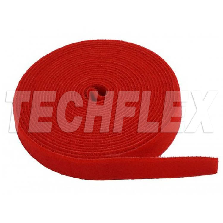 Velcro® Brand One-Wrap® Tape - 25 yd Roll - 3/8" - Red