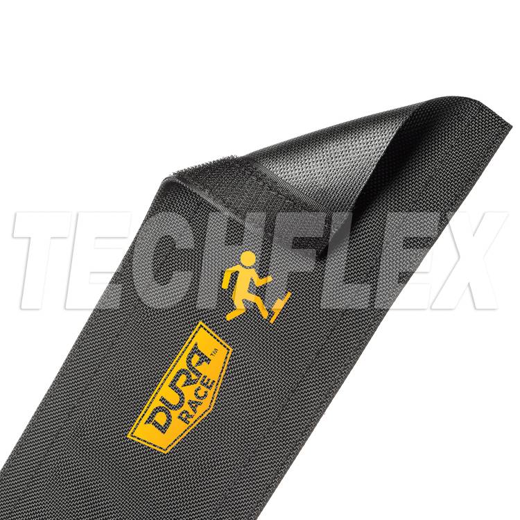 Dura Race - 5" - Black w/ Safety Stripe
